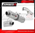 exhaust muffler DOMINATOR homologated road legal ROUND fits the motorcycle GSF 1250 BANDIT 2007   2016 2