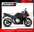 exhaust muffler DOMINATOR homologated road legal ROUND fits the motorcycle Suzuki GSXF 650 2007   2016 5