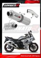 exhaust muffler DOMINATOR homologated road legal ROUND fits the motorcycle Suzuki GSX 1250 FA 2010   2016 2