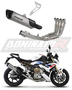 BMW S1000R 2021 - 2026 Titán Full rendszer Kipufogó leömlő titán dob HP6 + dB killer