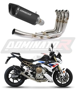 BMW S1000R 2021 - 2026 Full system Kipufogó leömlő dob HP6 BLACK + dB killer