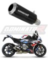 exhaust muffler DOMINATOR GP BLACK fits the motorcycle BMW S1000RR 2019   2026