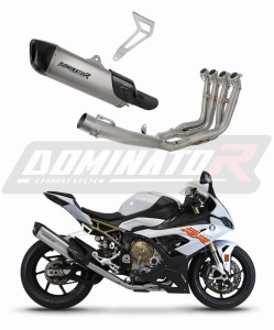 BMW M1000RR 2020 - 2024 Titán Teljes rendszer Leömlő HP6 titán hangtompító + dB killer