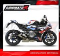 exhaust muffler DOMINATOR GP BLACK fits the motorcycle BMW M1000RR 2020   2024 4