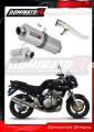 exhaust muffler DOMINATOR homologated road legal oval fits the motorcycle GSF 600 BANDIT 1995   1999