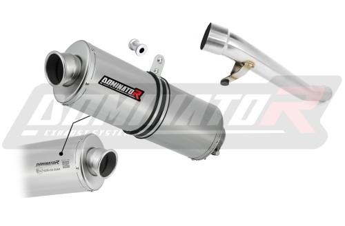 exhaust muffler DOMINATOR homologated road legal oval fits the motorcycle GSF 1200 BANDIT 1996   2000 3