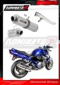 exhaust muffler DOMINATOR homologated road legal ROUND fits the motorcycle GSF 1200 BANDIT 2001   2005 2