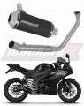 komplett kipufogórendszer DOMINATOR Full System OV G2 FEKETE dobbal, Yamaha YZF R125 2019 - 2020 motorkerékpárhoz illő