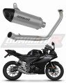 complete exhaust system with muffler DOMINATOR Full System titanium HP8 fits the motorcycle Yamaha YZF R125 2019   2020