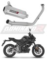 komplett kipufogórendszer DOMINATOR Full System OV G2 dobbal, Yamaha MT 125 2021 - 2024 motorkerékpárhoz