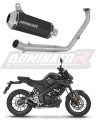 teljes DOMINATOR kipufogórendszer OV G2 FEKETE dobbal, amely alkalmas a Yamaha MT 125 2021 - 2024 motorkerékpárhoz