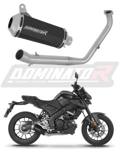 Yamaha MT 125 2021 - 2024 Teljes rendszer Kipufogó leömlő dob OV G2 BLACK + dB killer