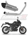 komplett DOMINATOR kipufogórendszer titán HP8 dobbal Yamaha MT 125 2021 - 2024 motorkerékpárhoz