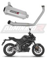 komplett kipufogórendszer DOMINATOR Full System OV G2 kipufogódobbal, amely illeszkedik a Yamaha MT 125 2020 motorkerékpárhoz