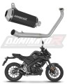 complete exhaust system with muffler DOMINATOR Full System OV G2 BLACK fits the motorcycle Yamaha MT 125 2020
