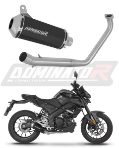 Yamaha MT 125 2020 Teljes rendszer Kipufogócsonk kipufogó dob OV G2 BLACK + dB killer
