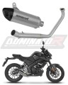 komplett kipufogórendszer DOMINATOR Full System Titán HP8 dobbal, amely illeszkedik a Yamaha MT 125 2020 motorkerékpárhoz