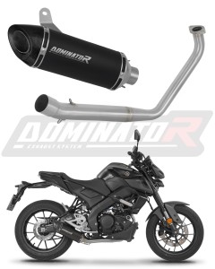 Yamaha MT 125 2020 Teljes rendszer leömlő kipufogó dob HP8 FEKETE + dB killer