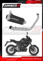 teljes kipufogórendszer DOMINATOR Full System OV G2 FEKETE dobbal, amely illeszkedik a Yamaha MT 125 2020 motorkerékpárhoz 2
