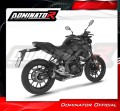 teljes kipufogórendszer DOMINATOR Full System OV G2 FEKETE dobbal, amely illeszkedik a Yamaha MT 125 2020 motorkerékpárhoz 4