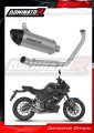 complete exhaust system with muffler DOMINATOR Full System titanium HP8 fits the motorcycle Yamaha MT 125 2020  2