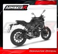 complete exhaust system with muffler DOMINATOR Full System HP8 BLACK fits the motorcycle Yamaha MT 125 2020  4
