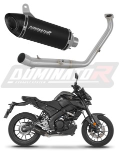 Yamaha MT 125 2024 - 2026 (Euro 5+) Teljes rendszer Leömlő kipufogó HP8 FEKETE + dB killer