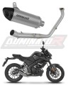 komplett kipufogórendszer DOMINATOR HP8 Titán dobbal, amely illeszkedik a Yamaha MT 125 2024 - 2026 motorkerékpárhoz