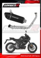 DOMINATOR Full System HP8 FEKETE komplett kipufogórendszer Yamaha MT 125 2024 - 2026 motorkerékpárhoz 2