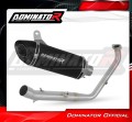 complete exhaust system with muffler DOMINATOR Full System HP8 BLACK fits to Yamaha MT 125 2024  2026 3