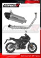 komplett kipufogórendszer DOMINATOR HP8 Titán dobbal, amely illeszkedik a Yamaha MT 125 2024 - 2026 motorkerékpárhoz 2
