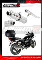 exhaust muffler DOMINATOR homologated road legal ROUND fits the motorcycle GSX 750 INAZUMA 1998   2003 2