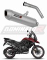 exhaust muffler DOMINATOR S6 fits the motorcycle Triumph Tiger 800 XCA 2018   2020