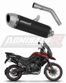 DOMINATOR S6 FEKETE kipufogó dob Triumph Tiger 800 XCA 2018 - 2020 motorkerékpárhoz