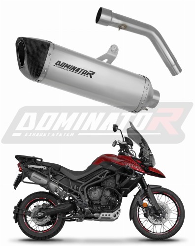 exhaust muffler DOMINATOR titanium HP6 fits the motorcycle Triumph Tiger 800 XCA 2018   2020