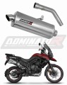 exhaust muffler DOMINATOR P7 fits the motorcycle Triumph Tiger 800 XCA 2018   2020