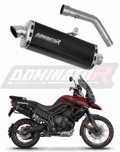 Triumph Tiger 800 XCA 2018 - 2020 kipufogó dob P7 BLACK + dB killer