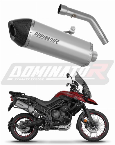 exhaust muffler DOMINATOR titanium HP7 fits the motorcycle Triumph Tiger 800 XCA 2018   2020