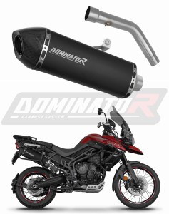 Triumph Tiger 800 XCA 2018 - 2020 kipufogó dob HP7 BLACK + dB killer