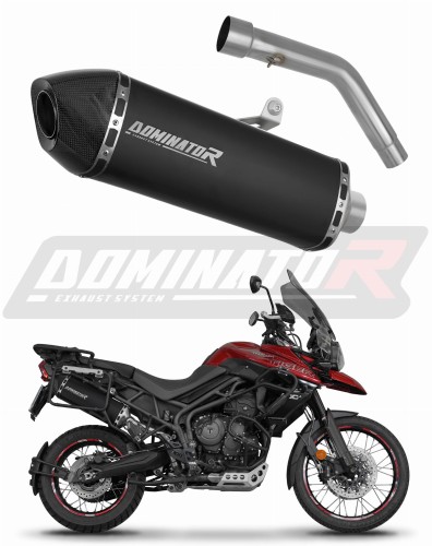 DOMINATOR HP7 FEKETE kipufogó dob Triumph Tiger 800 XCA 2018 - 2020 motorkerékpárhoz