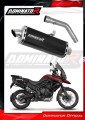 exhaust muffler DOMINATOR P7 BLACK fits the motorcycle Triumph Tiger 800 XCA 2018   2020 2