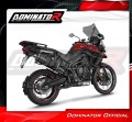 DOMINATOR P7 FEKETE kipufogó dob a Triumph Tiger 800 XCA 2018 - 2020 motorkerékpárhoz 4