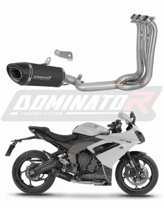 Triumph Daytona 660 2024 - 2026 kipufogó dob HP8 FEKETE + dB killer