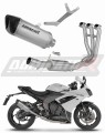 exhaust muffler DOMINATOR titanium HP6 fits the motorcycle Triumph Daytona 660 2024   2026