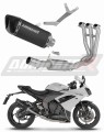 exhaust muffler DOMINATOR HP6 BLACK fits the motorcycle Triumph Daytona 660 2024   2026