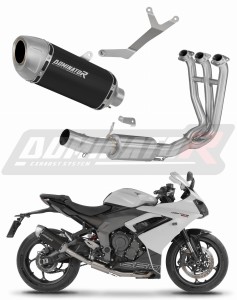 Triumph Daytona 660 2024 - 2026 kipufogó dob S6 BLACK + dB killer