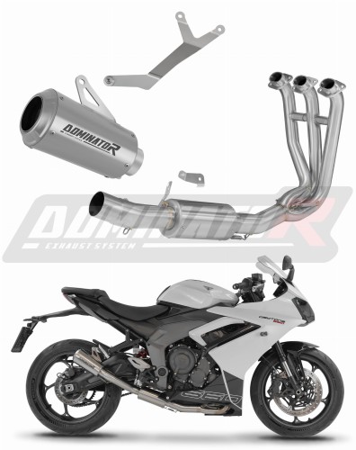 exhaust muffler DOMINATOR GPS fits the motorcycle Triumph Daytona 660 2024   2026