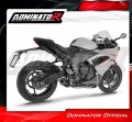 exhaust muffler DOMINATOR HP8 BLACK fits the motorcycle Triumph Daytona 660 2024   2026 4
