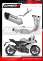 exhaust muffler DOMINATOR titanium HP6 fits the motorcycle Triumph Daytona 660 2024   2026 2