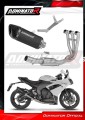 DOMINATOR HP6 FEKETE kipufogó dob, amely illeszkedik a Triumph Daytona 660 2024 - 2026 motorkerékpárhoz 2